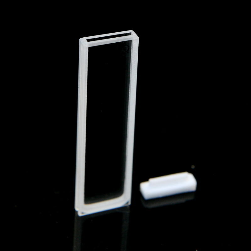 Quartz Cuvette 2mm lightpath cuvettes cell spectrometer 0.7ml quartz cell cells