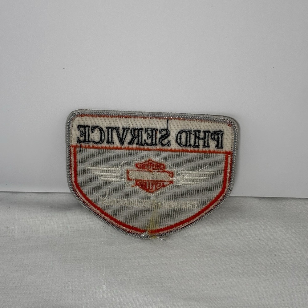 Harley-Davidson PHD Service Trained Technician Patch Black Orange