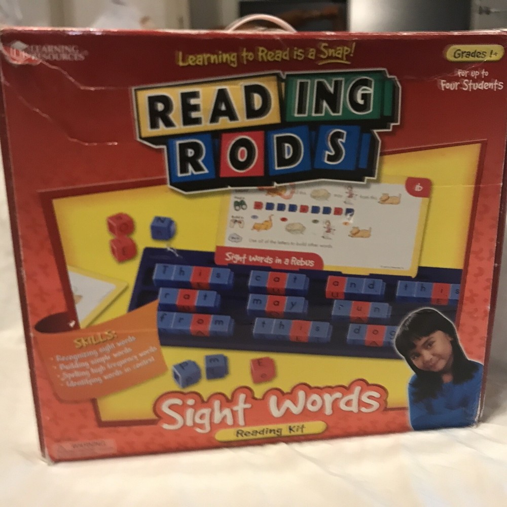 Learning Resources Reading Rods Sight Words Kit