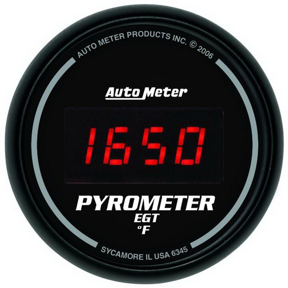 6345 Autometer Pyrometer Gauge