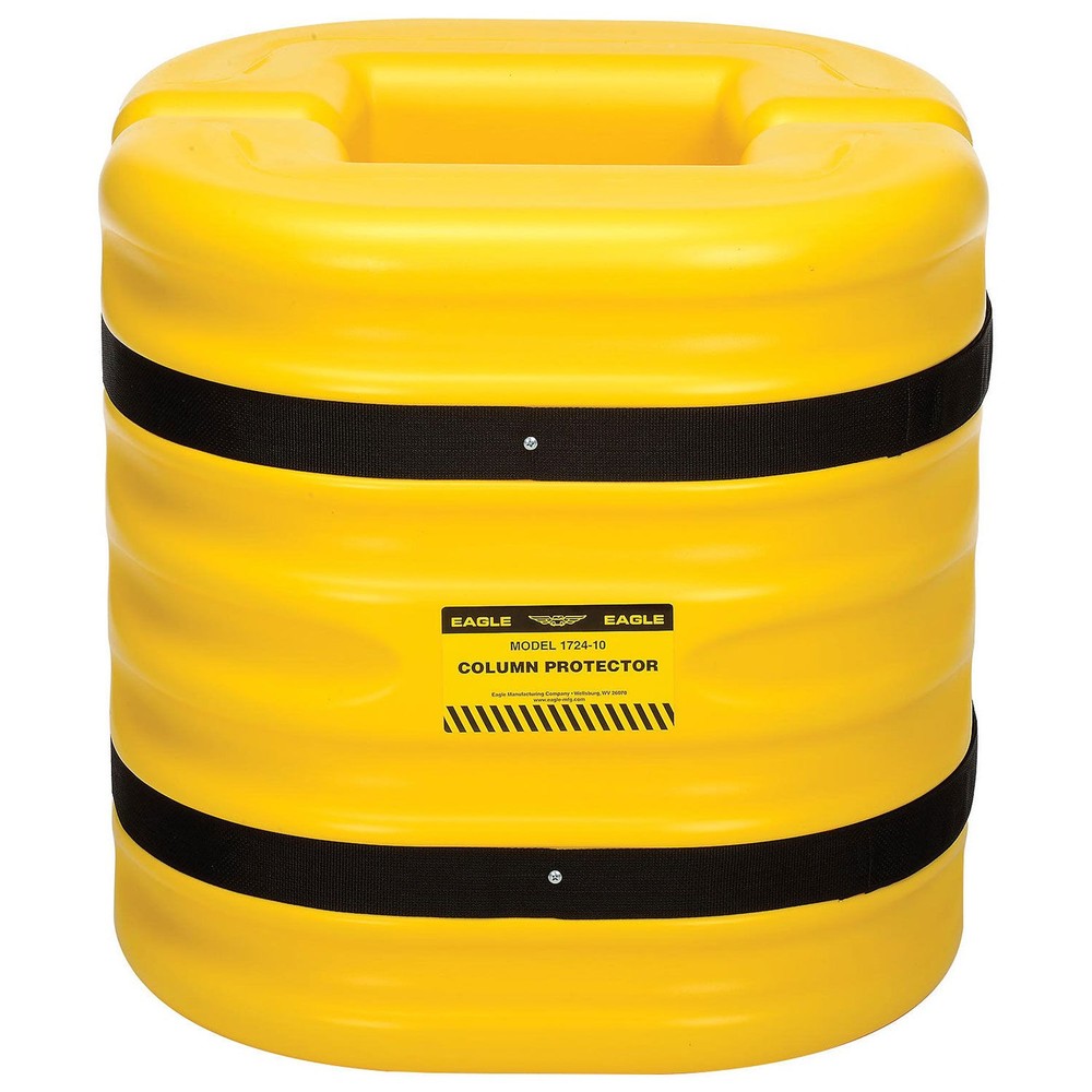 10" Column Opening 24" High Yellow Eagle Column Protector 1724-10