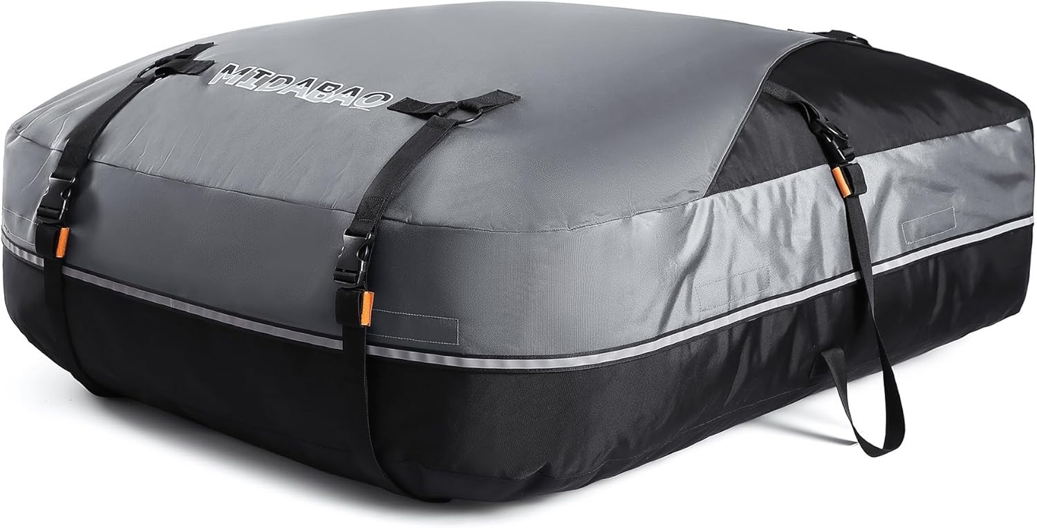 21 Cubic Feet Car Roof Bag Waterproof Rooftop Cargo Carrier with Storage Bag