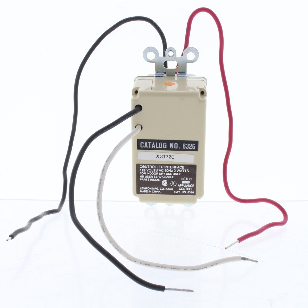 Leviton Ivory Decora Electrical Voltage Actuated Transmitter Interface 60Hz 2W