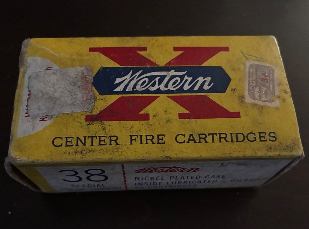 ANTIQUE .38 Special EMPTY Cartridge Boxes