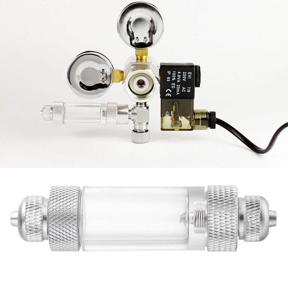 Double Head Water Plant Diffuser CO2 Non-return Bubble Counters For Aquarium