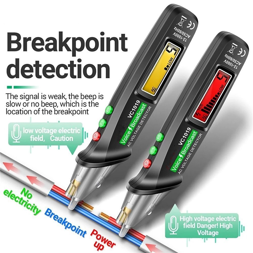 Multifunction Positioning Voltage Tester Electric Wire Detector Broadcast Tester