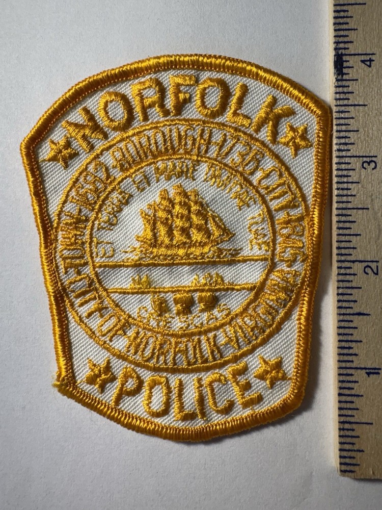 Norfolk Virginia Police Patch