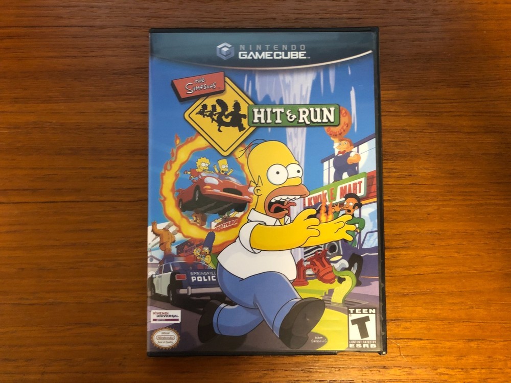 Replacement GameCube Case for The Simpsons: Hit & Run