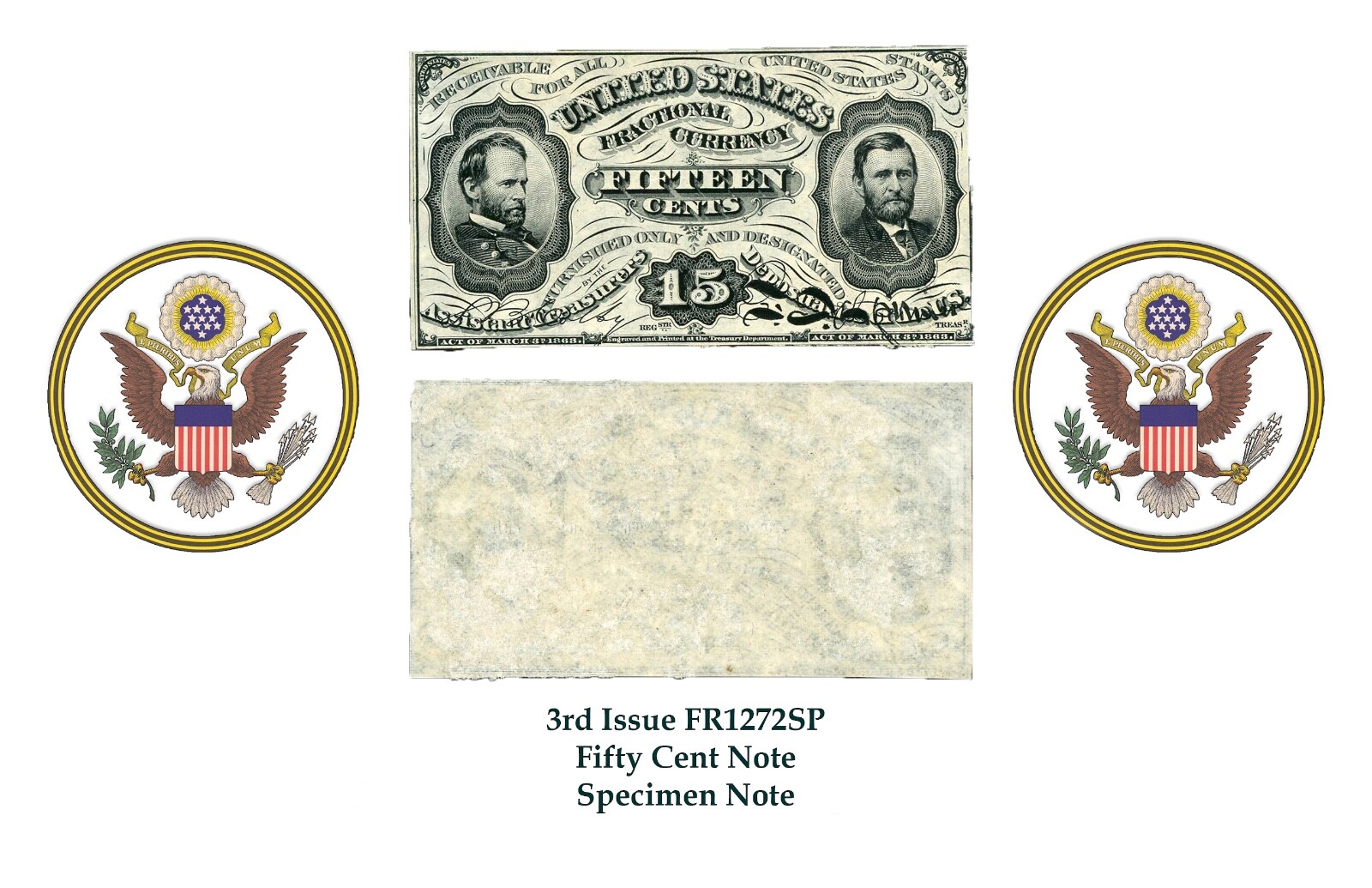 Fractional Currency Book Two of the complete type set 8-1/2" X 5-1/2" Flip Book