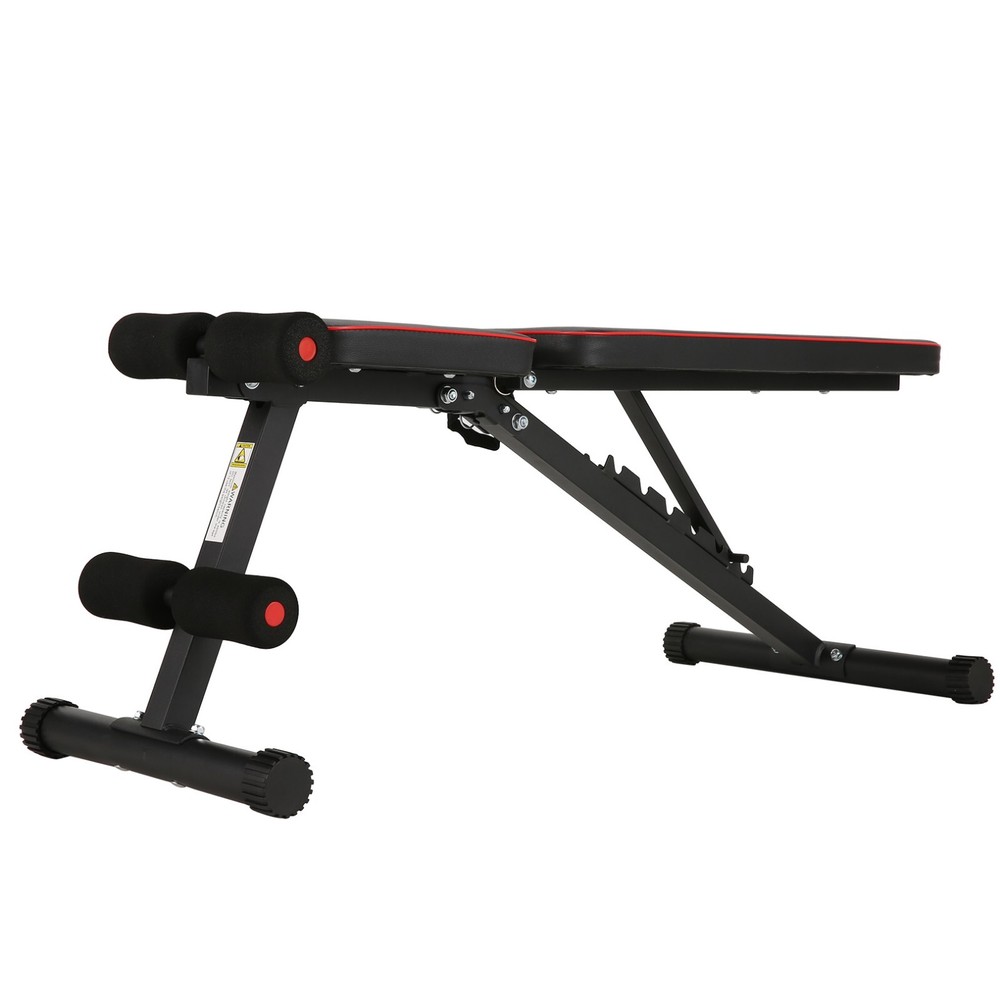 Adjustable Basic Weight Bench Foldable with 8 Backrest Position Exercise Bench