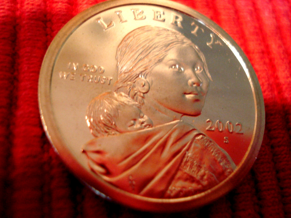 2002 S Sacagawea Gem Proof Native American Dollar