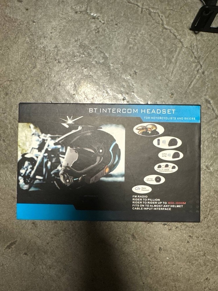 BT Intercom motorcycle helmet wireless Bluetooth