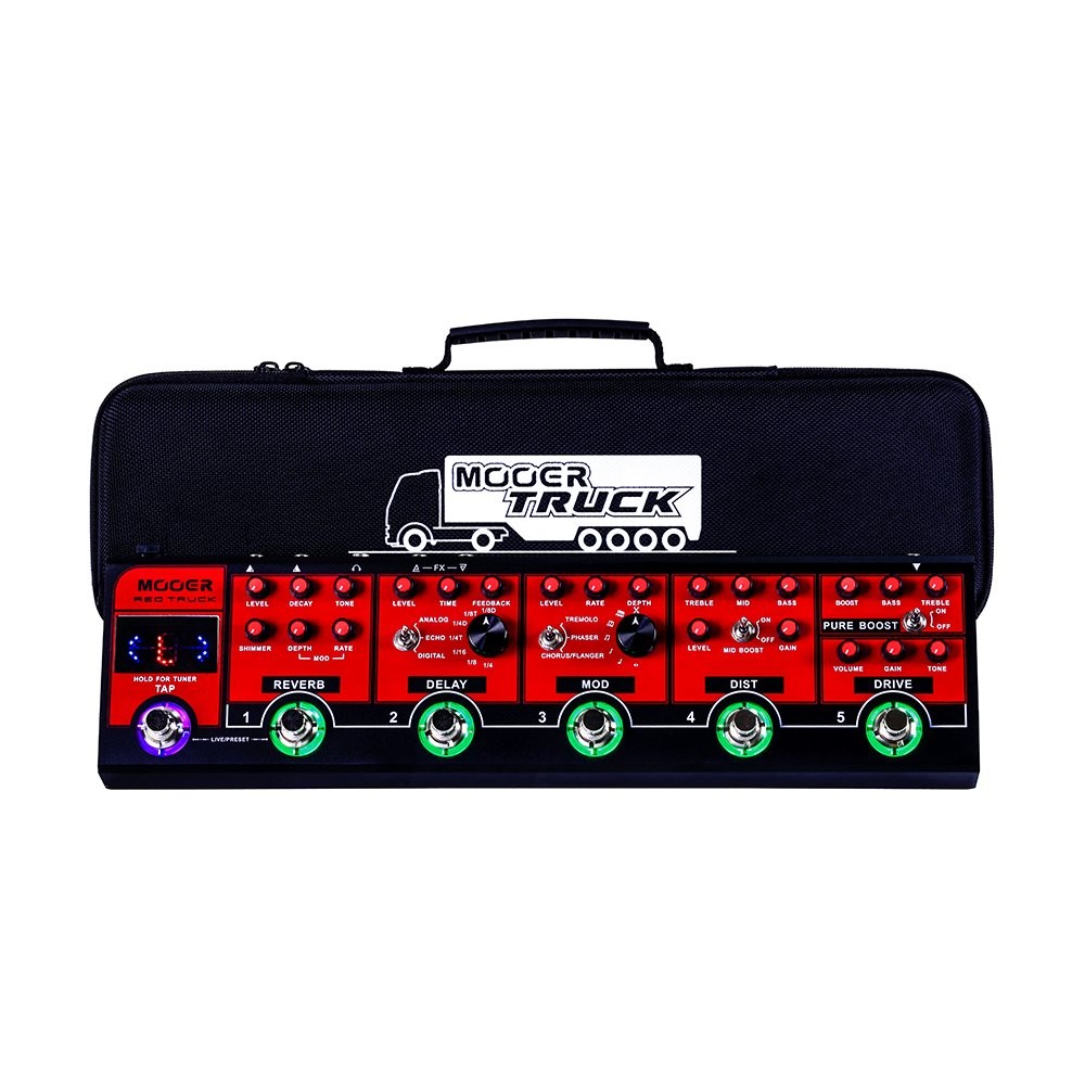 Red Truck Combined Multi Effects Multiple Stompbox, Tranditional Guitar Effec...
