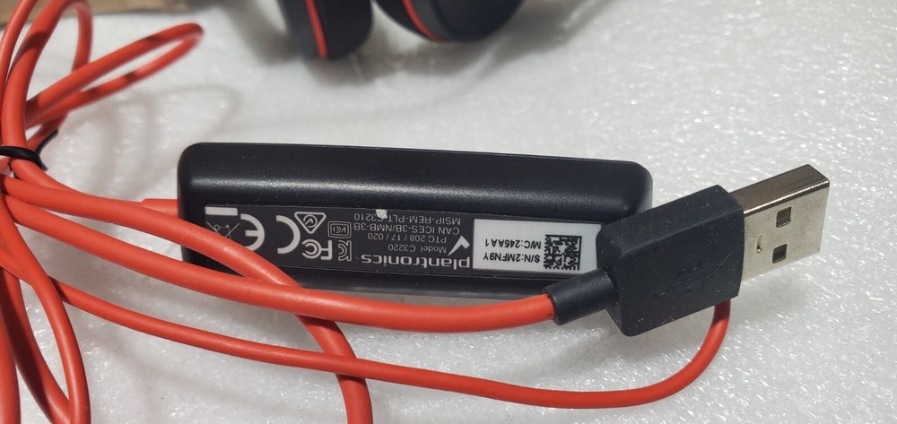 Poly Blackwire C3220 USB-A SINGLE UNIT Headset 209745-22