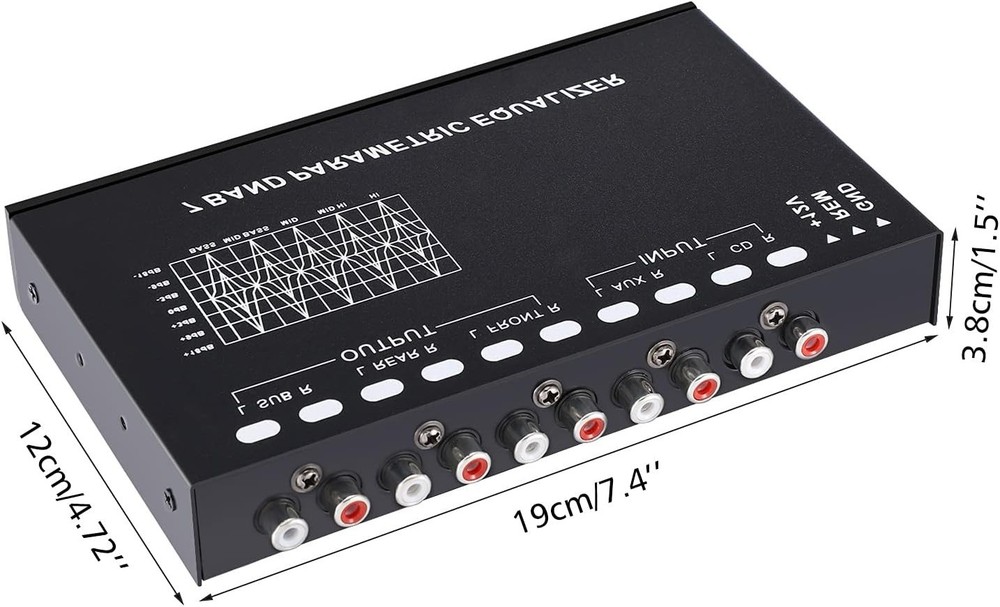 7-Band Car Equalizer: Flexible Control for Enhanced Sound Experience