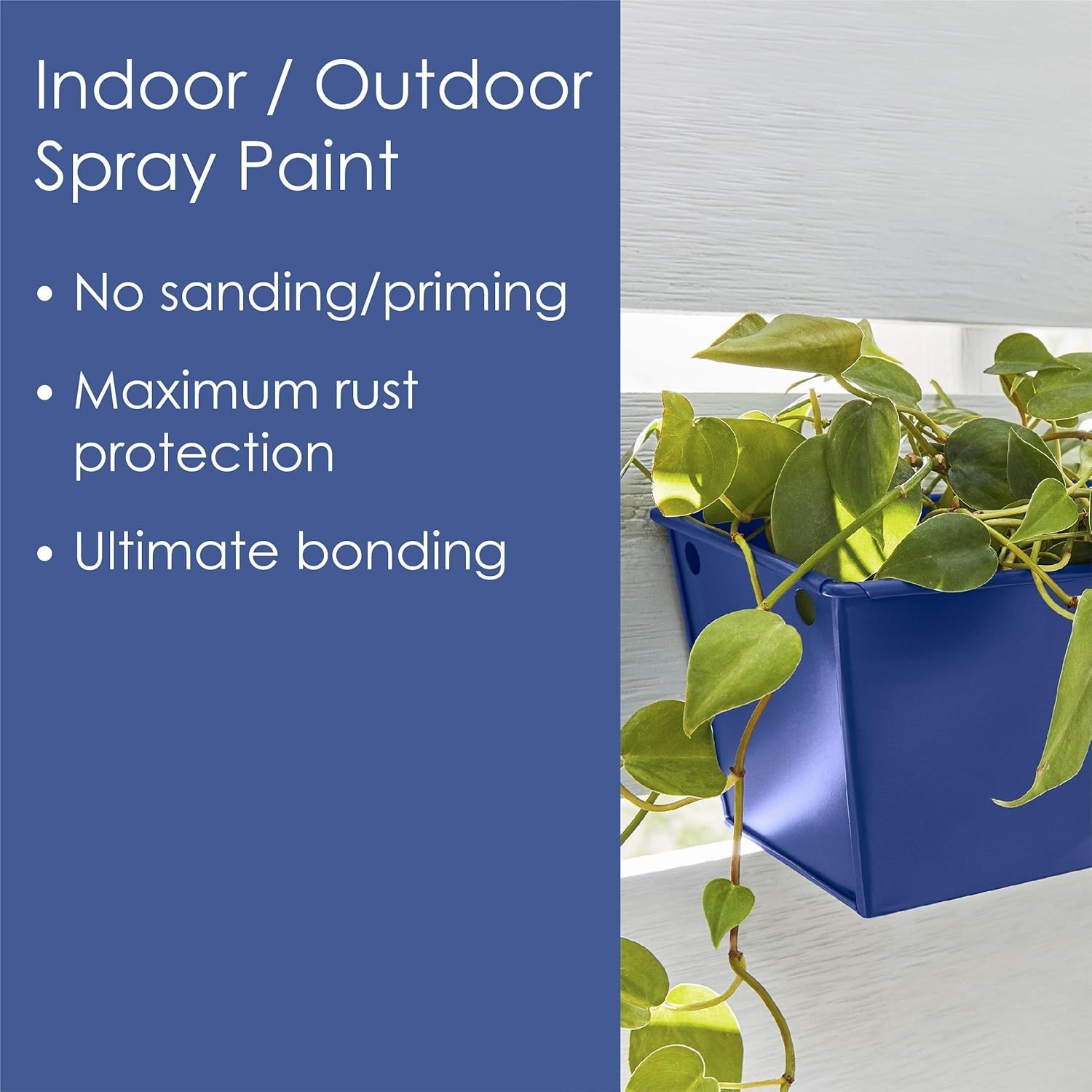 NEW 6-pack lot Krylon K02703007 Gloss Blue Hyacinth All-in-One Spray Paint 12 oz