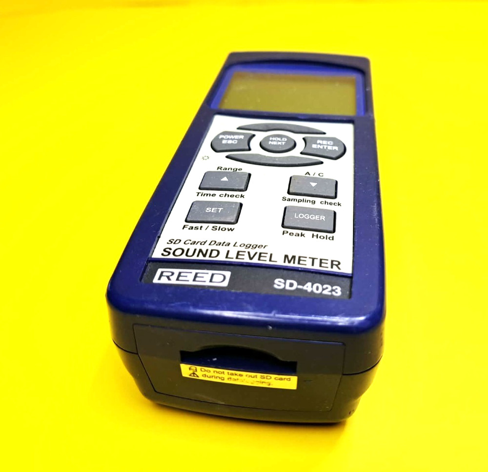 ⚡REED INSTRUMENTS SD-4023 DATA LOGGING SOUND LEVEL METER REAL-TIME TRIPLE-RANGE⚡