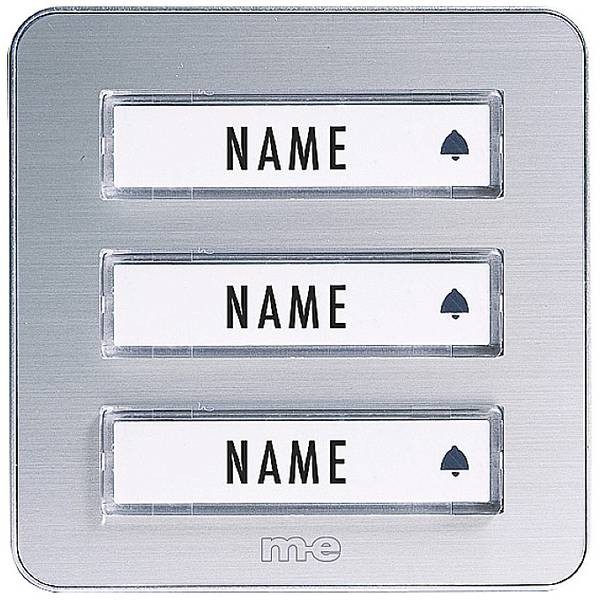 m-e modern-electronics 41082 Wireless Doorbell Illuminated Transmitter,