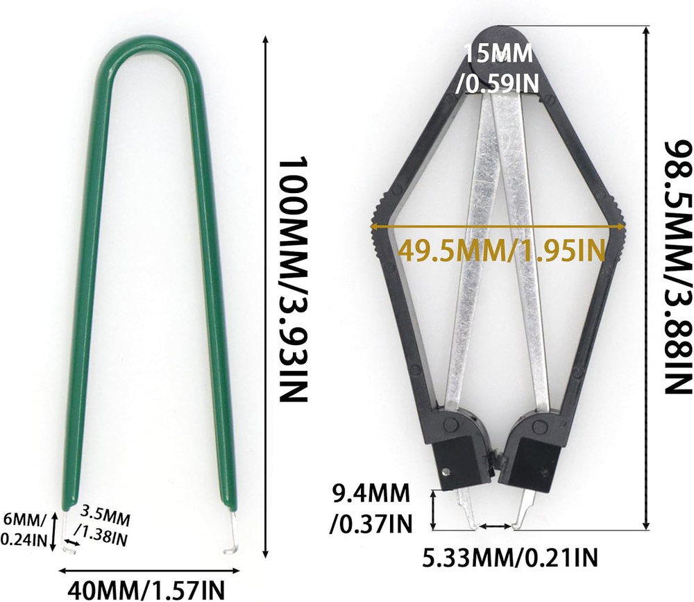 PLCC IC Chip Extractor & U-Shape ROM Extractor Puller, Motherboard Circuit Board