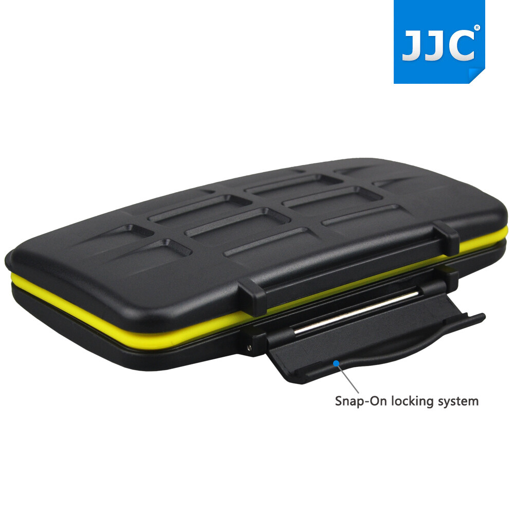 Water-resistant Memory Case Box Holder Protector Storage for 3 XQD+4 SD Cards