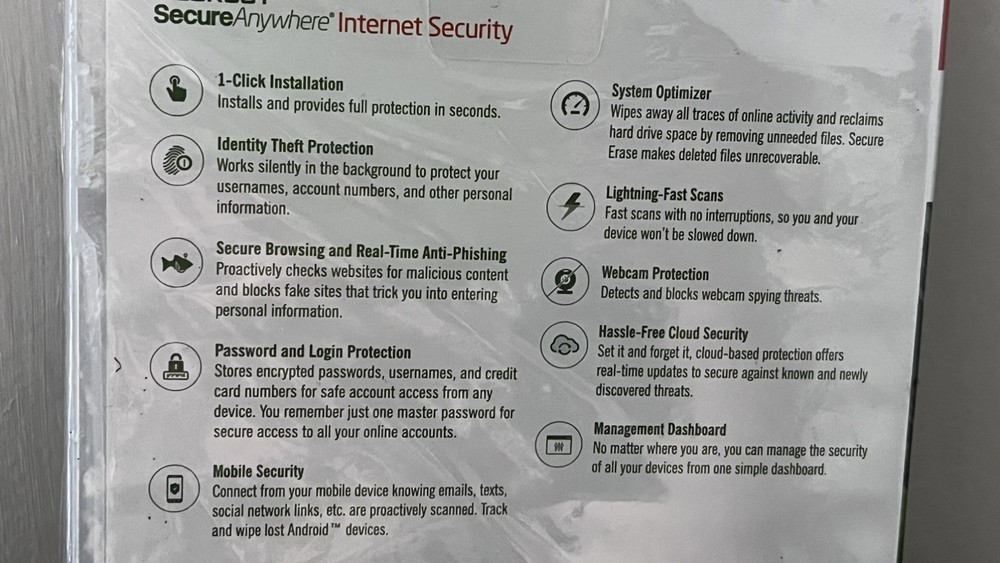 Webroot SecureAnywhere Internet Security