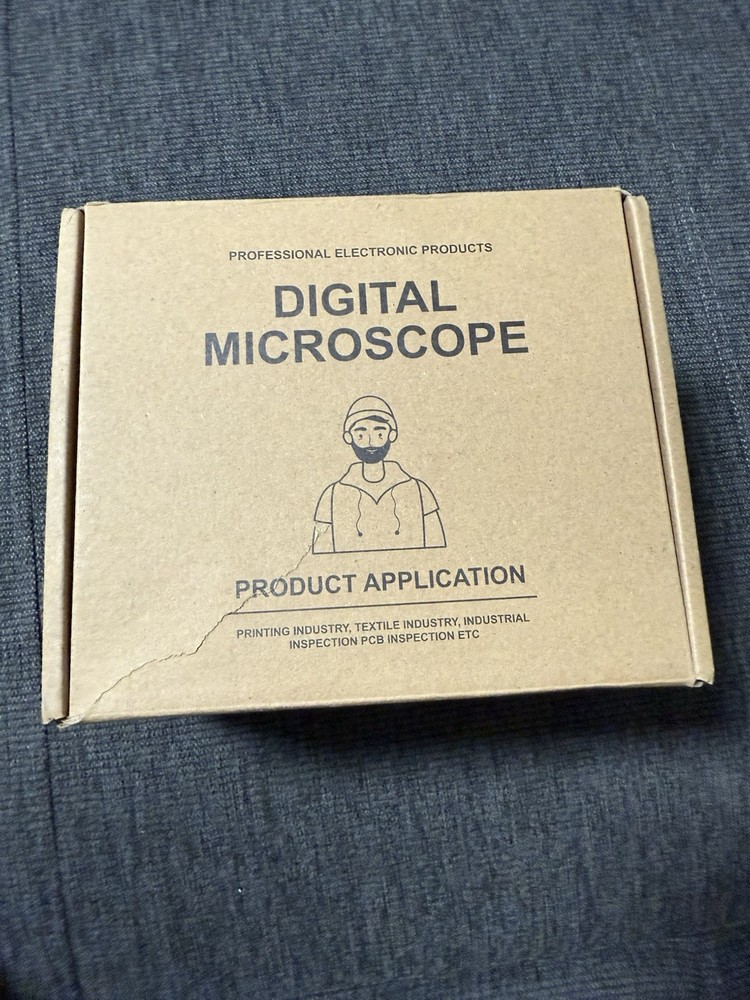 7" LCD Digital Microscope, Coin Microscope with 12MP Camera