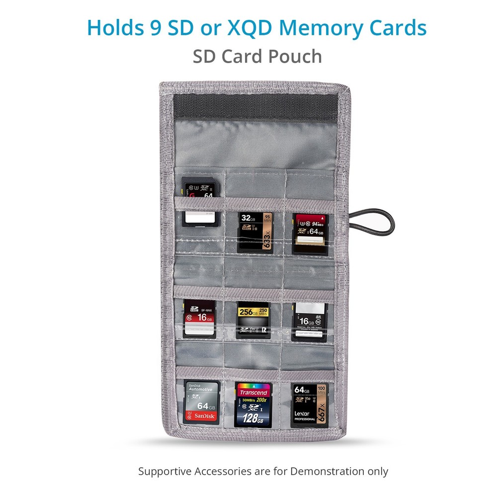 Proaim SD Card Case for 9 SD or XQD Memory Cards (P-SDCC-01)