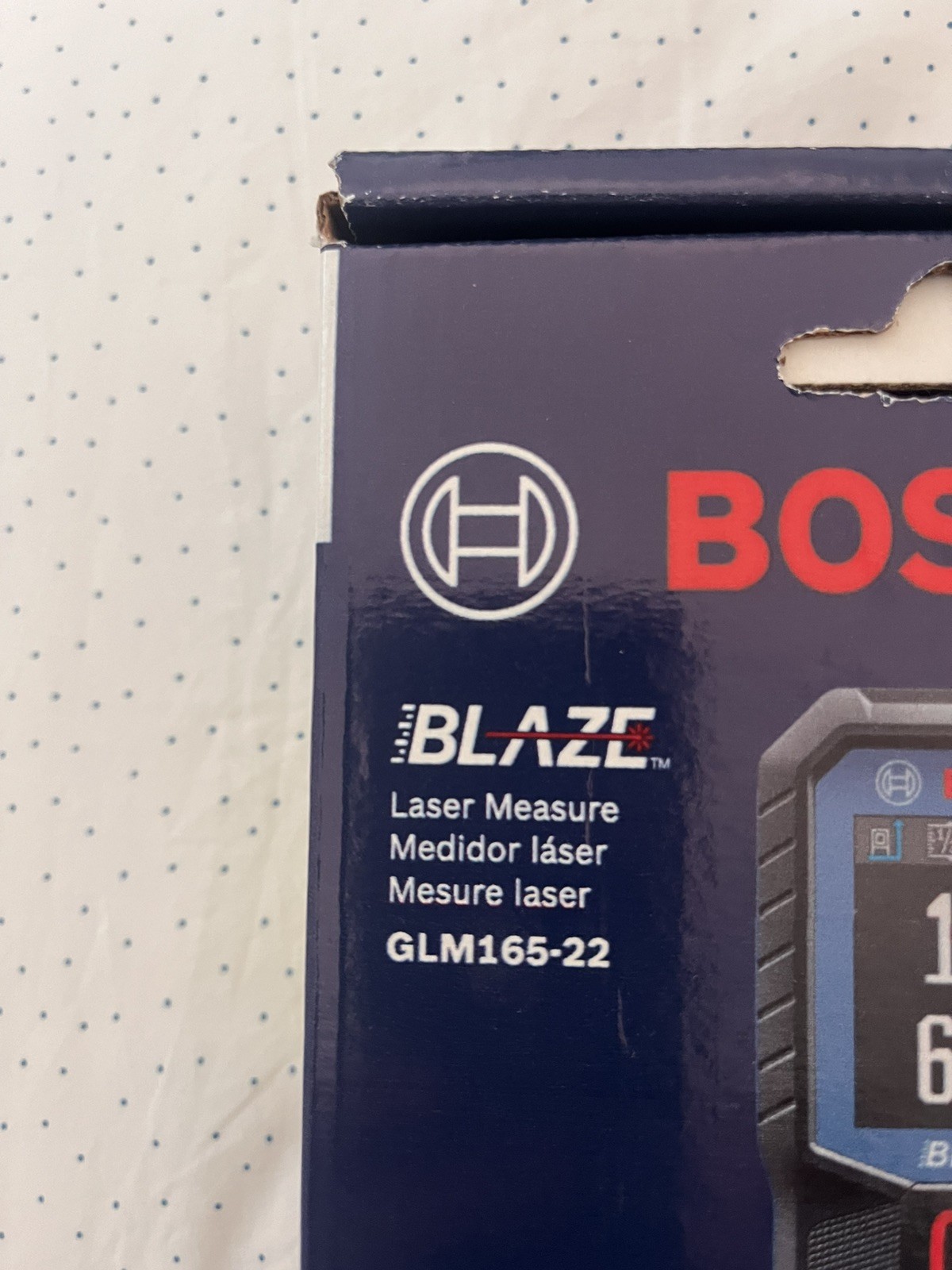 Bosch Blaze Laser Distance Measure 165’ GLM165-22 NEW