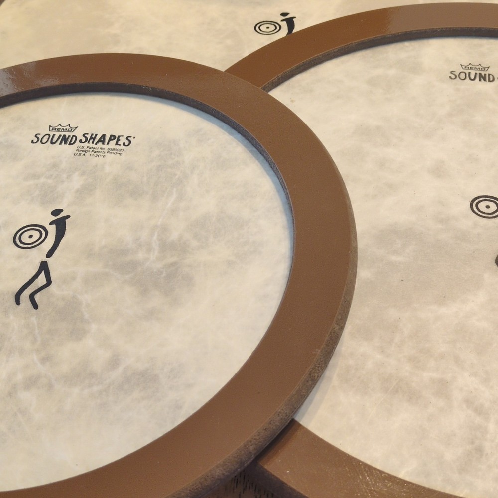 Remo Sound Shapes Frame Drum Set with Mallets and Learning Program