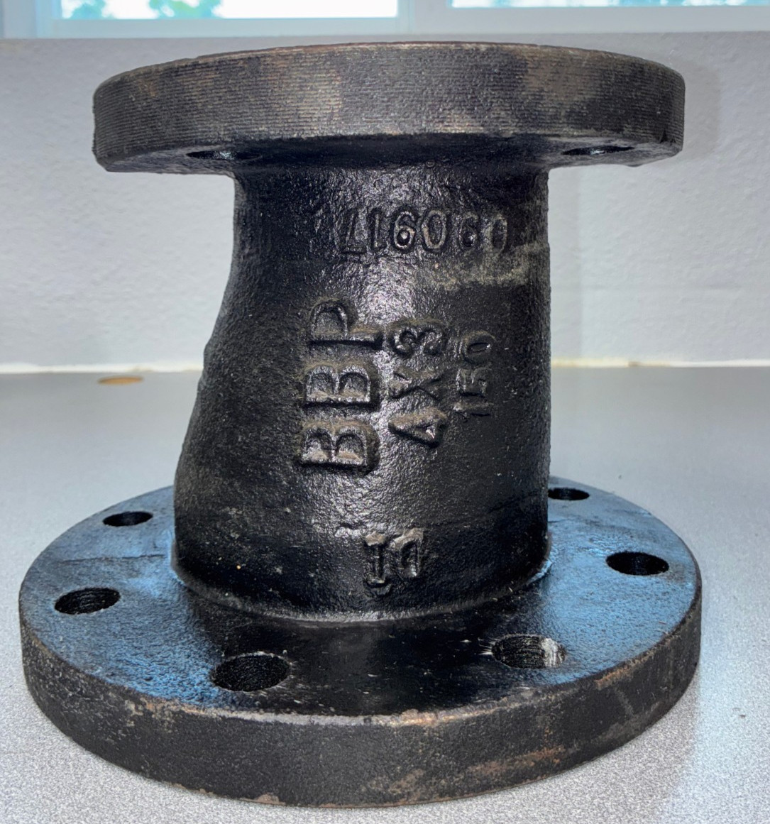 Service Metal (DI1FCR04X03.0) C110 4" X 3" Flanged Econcentric Reducer