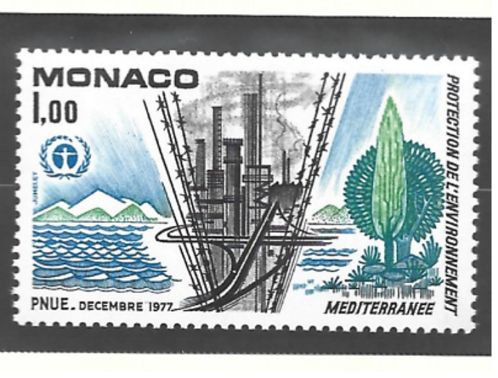 Monaco Stamp Scott #1089, Mint Never Hinged