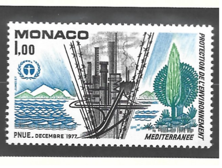 Monaco Stamp Scott #1089, Mint Never Hinged