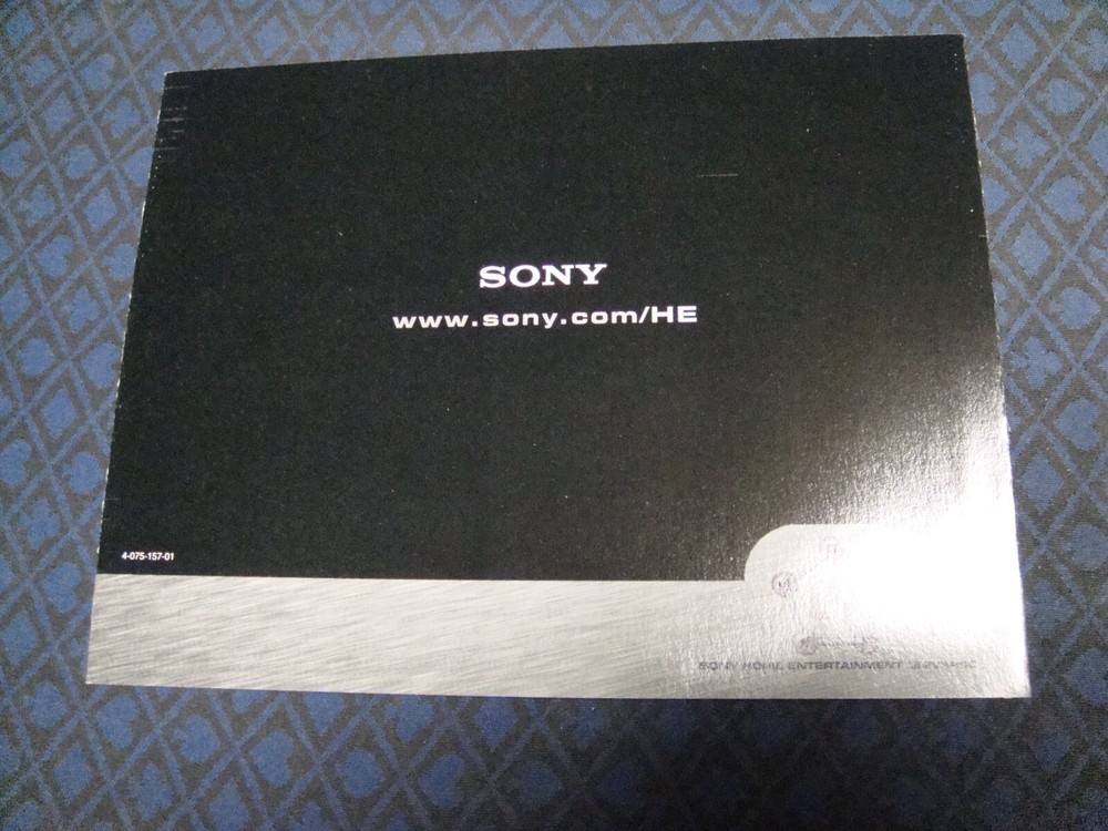 Sony Brochure TV