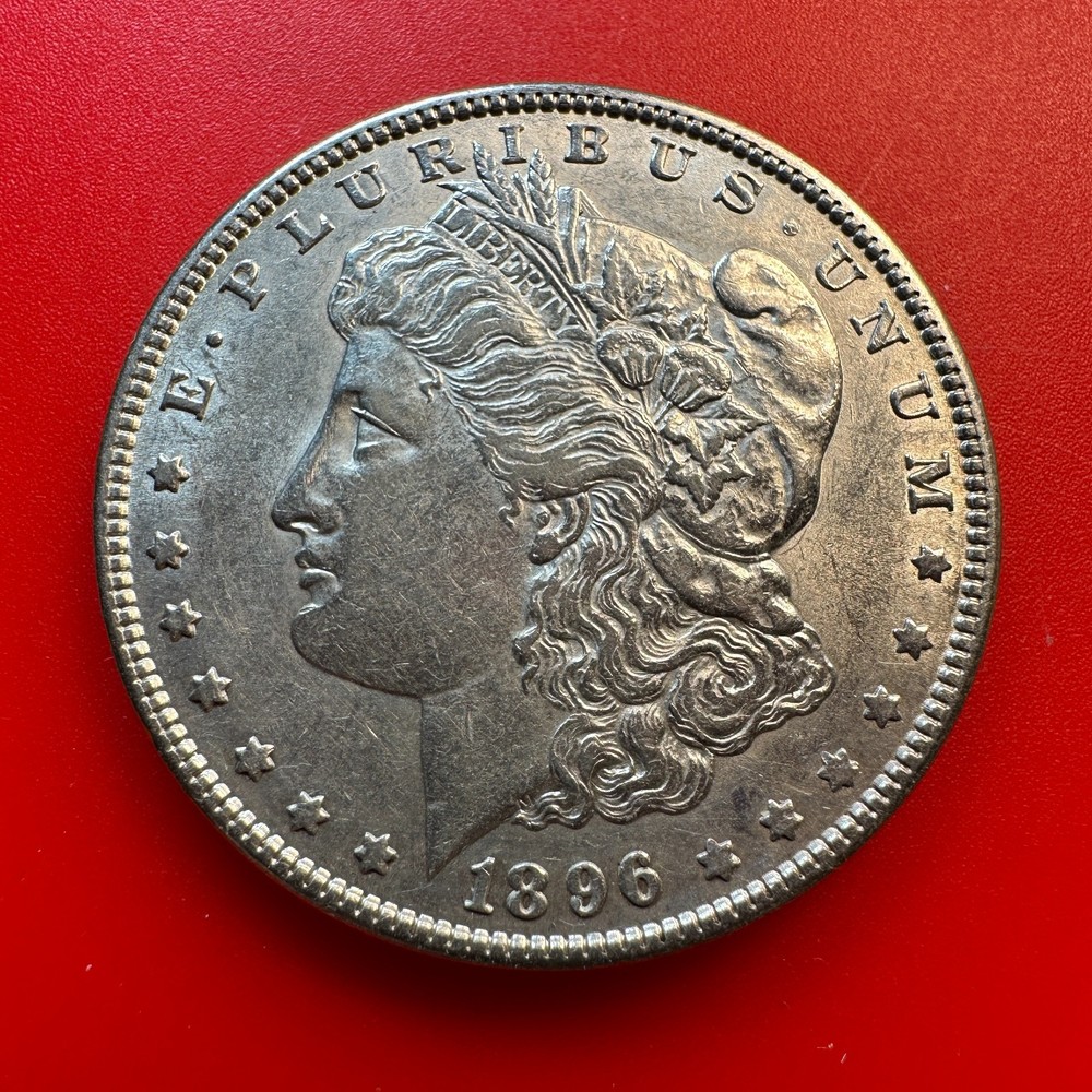 1896 MORGAN DOLLAR AUTHENTIC SILVER COIN