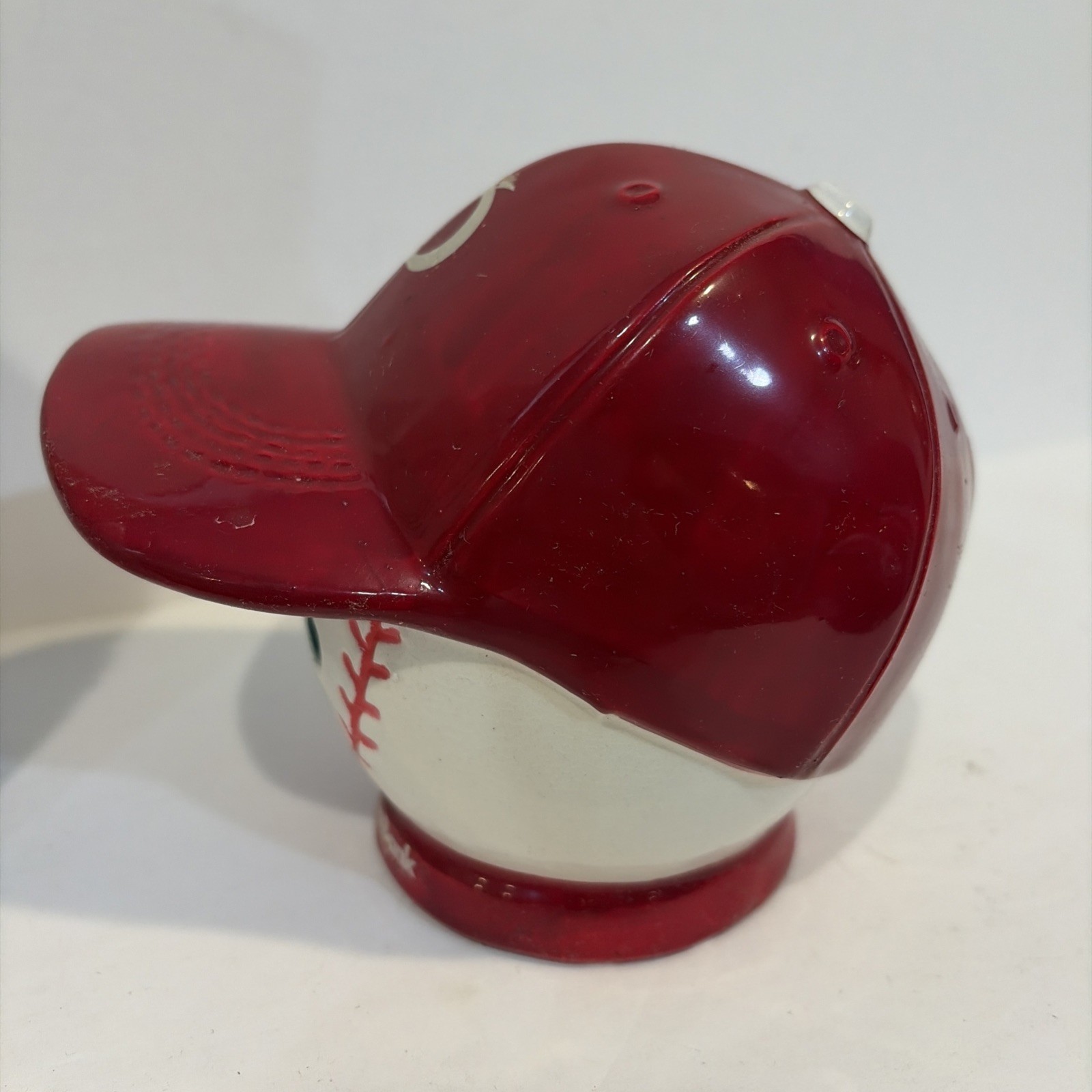 VTG First Pennsylvania Bank Philadelphia Phillies Ceramic Coin Baseball Cap WDWK