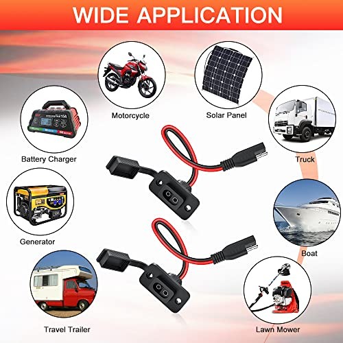 Electop Rectangular Connector Power Socket Sidewall Port, Weatherproof