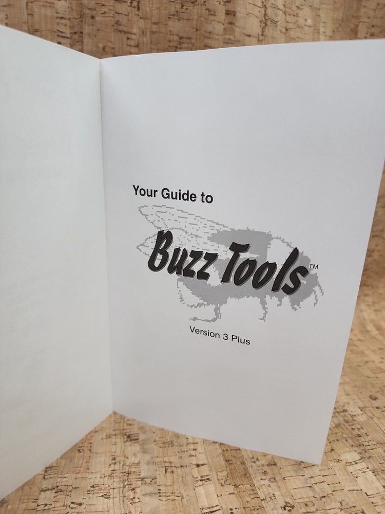 Buzz Tools Home Embroidery Management System Version 3 Plus GUIDE BOOK ONLY
