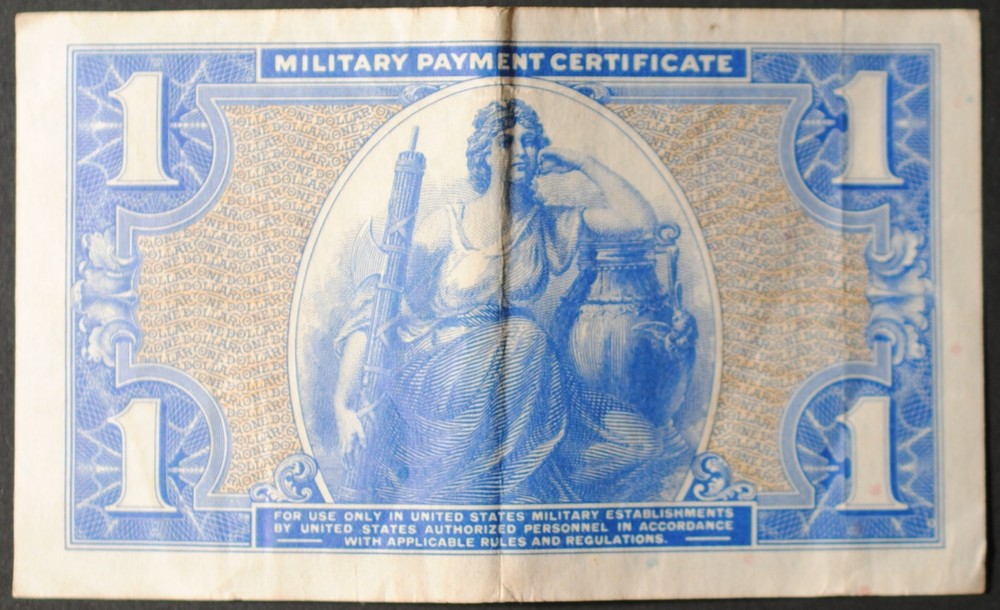 US M40 $1 VF++ Second Printing Replacement