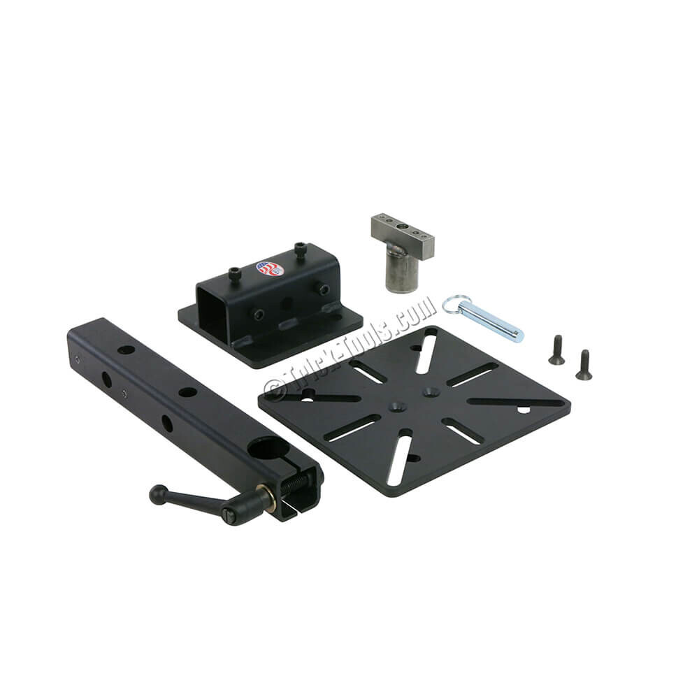 Swiveling Vise and Grinder Plate with Table Mount