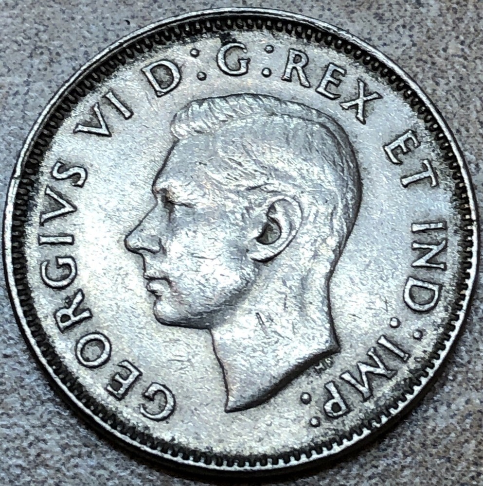1939 Canada 5 Cents George VI Circulated