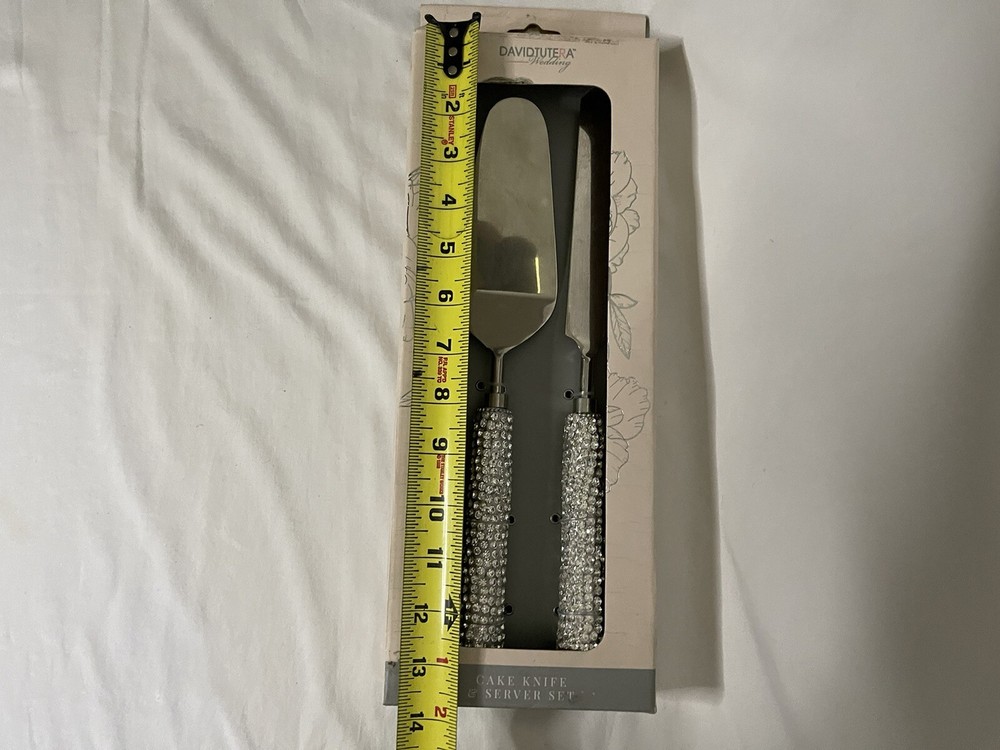 David Tutera Wedding Cake Knife And Server Set