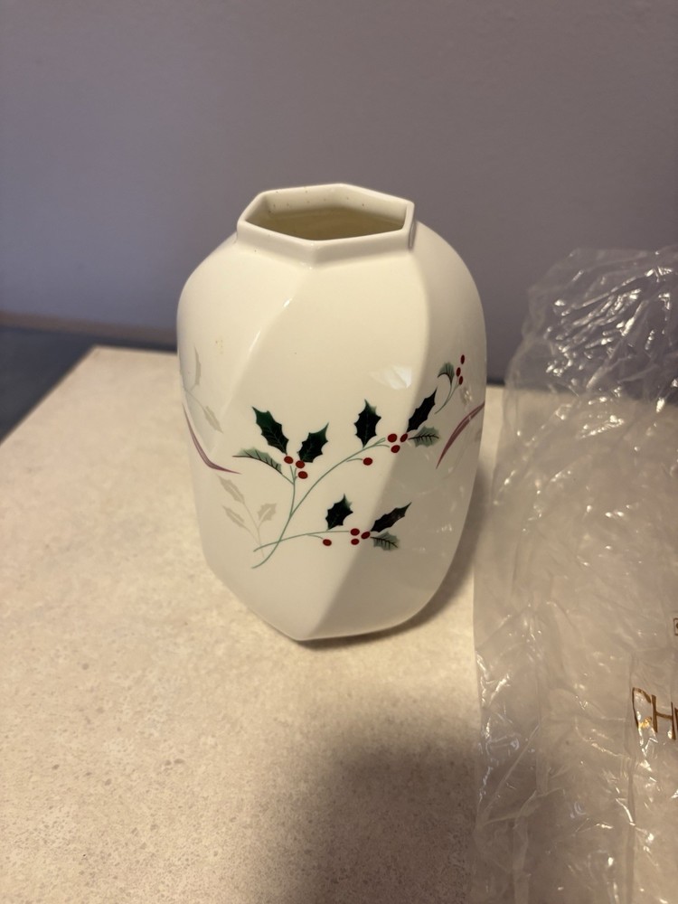 Christopher Stuart Holiday Splendor Bone China Vase