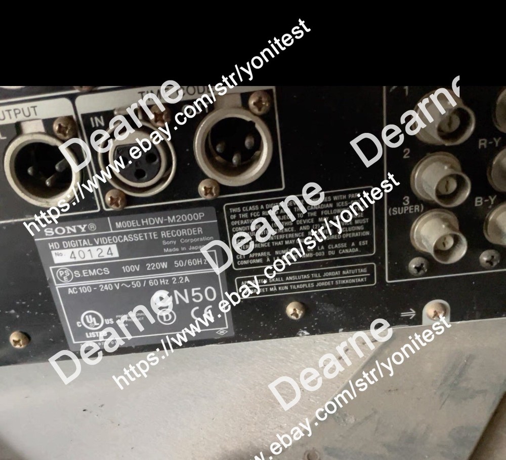 1pcs Sony hdw-m2000p multiformat hdcam recoder with digibeta,