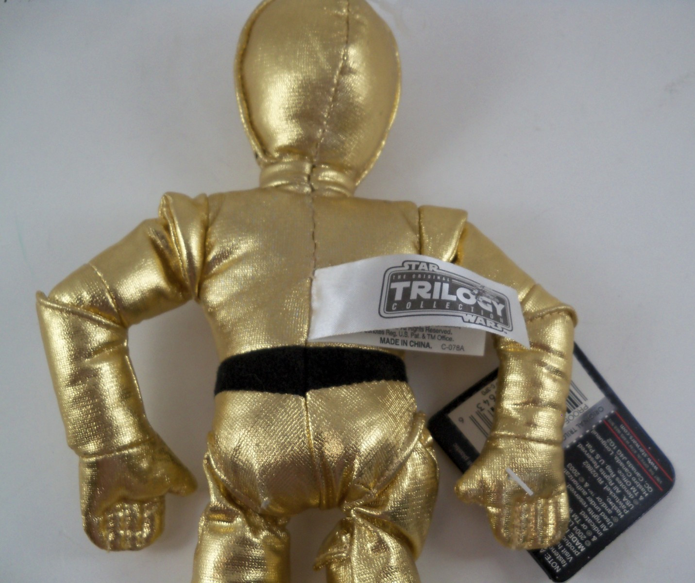 Star Wars Hasbro Battle Buddies C3P0 Plush 10" 2004 NEW WITH TAGS!