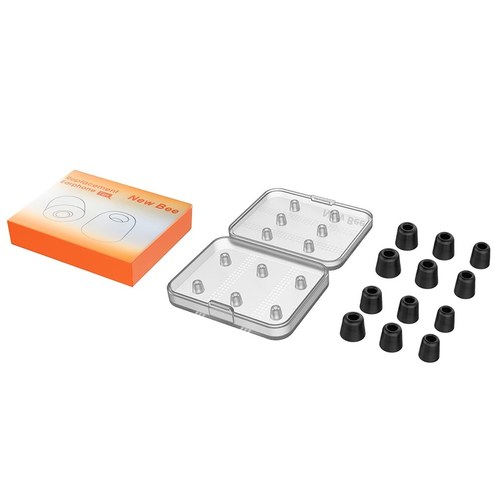 [6 Pairs] Earphone Tips New bee 12pcs Replacement Earbud Tips Blocking Out Am...