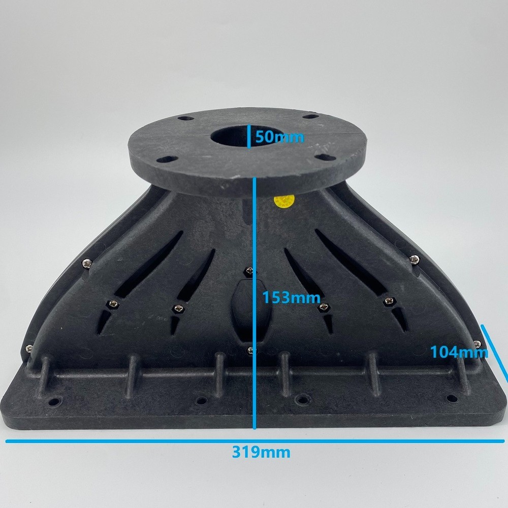 12.5"x4" Line Array Horn For Single 2" Bolt On Array Compression Driver 3" Thick