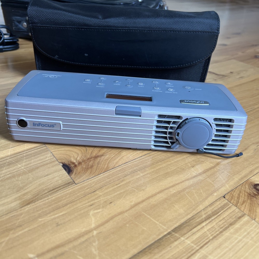 Infocus LP120 DLP Portable Projector With Leather Case