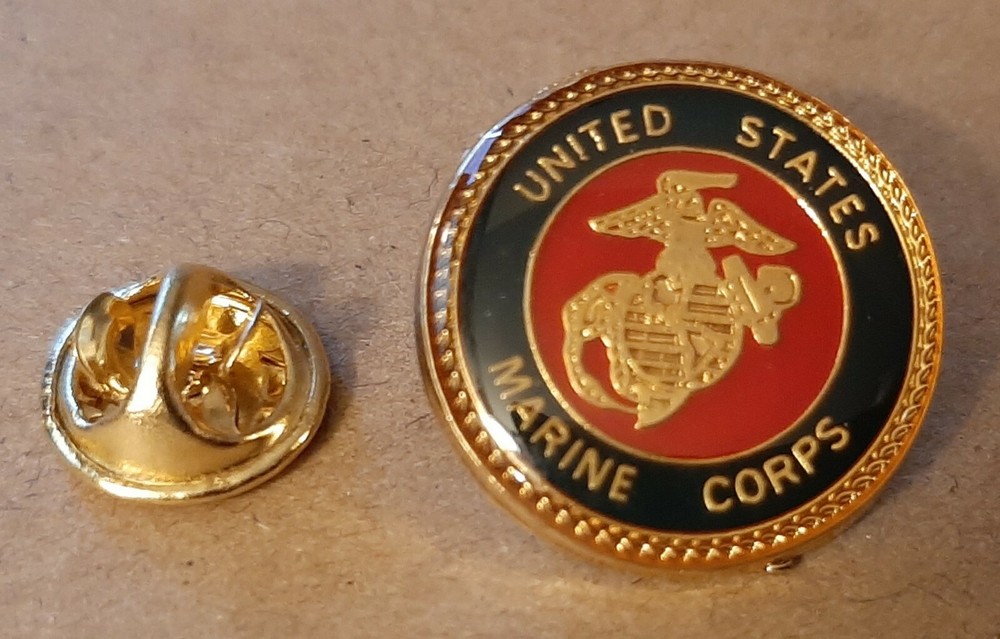 USMC US MARINES Lapel Pin