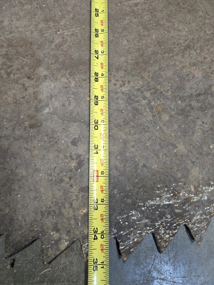 Large Sawmill Buzz Saw Blade 35" Diameter Solid Sawblade LUMBER Decor Repurpose