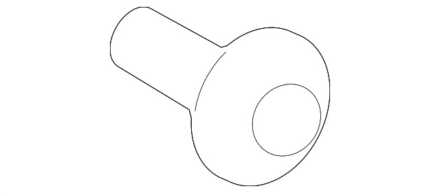 Genuine Ford Tail Gate Molding Rivet -N807673-S